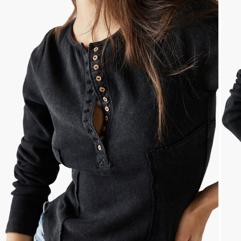 We The Free black long sleeve